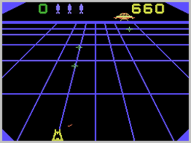 Beamrider - Screenshot - Gameplay (World) - 256x192