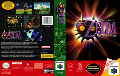 The Legend of Zelda: Majora's Mask - Fanart - Box - Front (World) - 1578x996