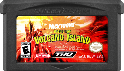 Nicktoons: Battle for Volcano Island - Cart - Front (North America) - 1000x574