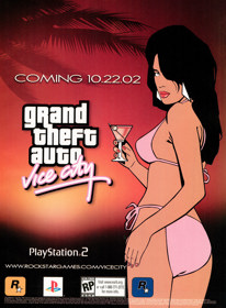 Grand Theft Auto: Vice City - Advertisement Flyer - Front (United States) - 1618x2200