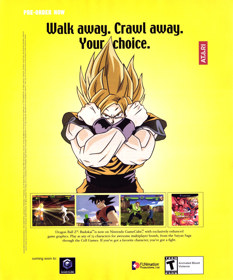 Dragon Ball Z: Budokai - Advertisement Flyer - Front (United States) - 1904x2290