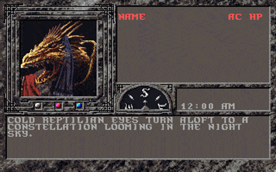 The Dark Queen of Krynn - Screenshot - Gameplay (World) - 320x200