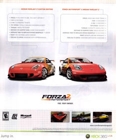 Forza Motorsport 2 - Advertisement Flyer - Front (United States) - 1904x2290