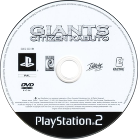 Giants: Citizen Kabuto - Disc (Europe) - 757x763