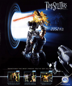 TimeSplitters: Future Perfect - Advertisement Flyer - Front (North America) - 1904x2290