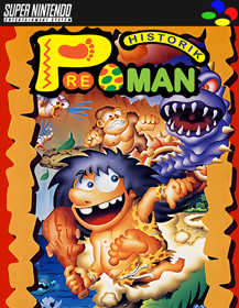 Prehistorik Man - Fanart - Box - Front (World) - 500x646
