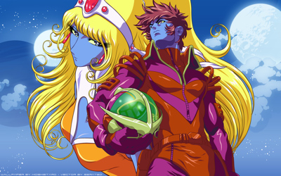 Illustration of Daft Punk Interstella 5555