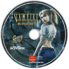 Vampire: The Masquerade: Bloodlines - Disc (Spain) - 1431x1416