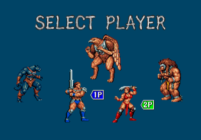 Golden Axe III - Screenshot - Game Select (World) - 640x448