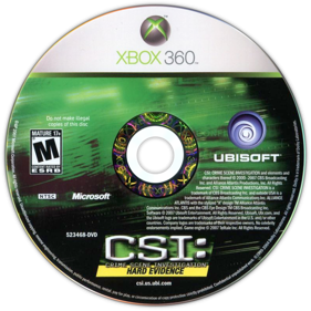 CSI: Hard Evidence - Disc (North America) - 791x791