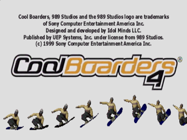 Cool Boarders 4 - Screenshot - Game Title (Japan) - 640x480
