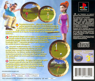 Hot Shots Golf 2 - Box - Back (Spain) - 1628x1394