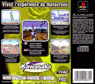Championship Motocross 2001 featuring Ricky Carmichael - Box - Back (France) - 765x680