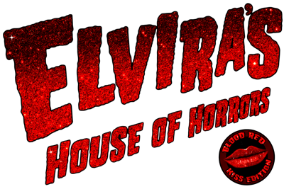 Elvira's House of Horrors: Blood Red Kiss Edition - Clear Logo (World) - 2269x1516