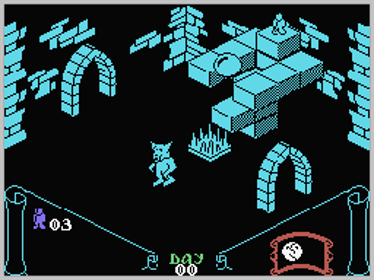 Knight Lore - Screenshot - Gameplay (World) - 256x192