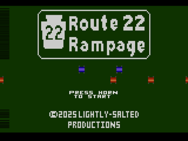 Route 22 Rampage - Screenshot - Game Title (World) - 960x720