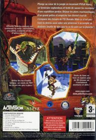 Pitfall: The Lost Expedition - Box - Back (France) - 553x800