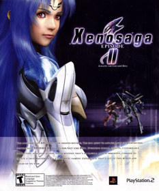 Xenosaga Episode II: Jenseits von Gut und Böse - Advertisement Flyer - Front (United States) - 1904x2290