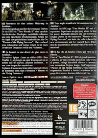 Two Worlds II: Velvet Game of the Year Edition - Box - Back (Europe) - 800x1123