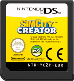 SimCity Creator - Cart - Front (Europe) - 517x564