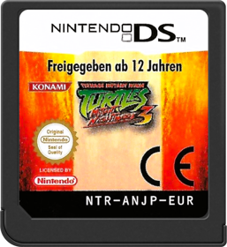 Teenage Mutant Ninja Turtles 3: Mutant Nightmare - Cart - Front (Europe) - 517x564