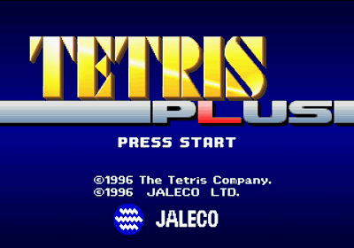 Tetris Plus - Screenshot - Game Title (Japan) - 320x224