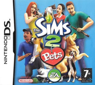 The Sims 2: Pets - Box - Front (Europe) - 896x800