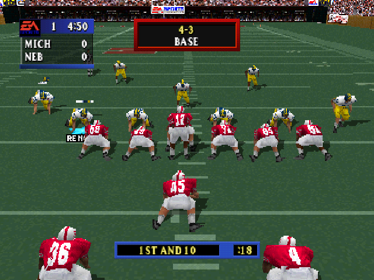NCAA Football 99 - Screenshot - Gameplay (North America) - 640x480