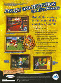 Harry Potter and the Chamber of Secrets - Box - Back (North America) - 500x677