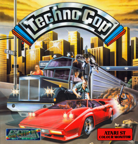 Techno Cop - Advertisement Flyer - Front (Europe) - 2891x3000