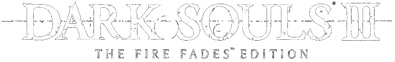 Dark Souls III: The Fire Fades Edition - Clear Logo (World) - 963x151