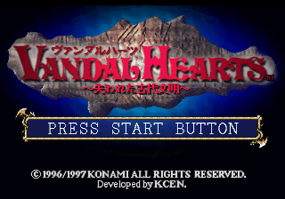 Vandal Hearts: Ushinawareta Kodai Bunmei - Screenshot - Game Title (Japan) - 320x224