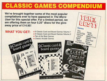 Ten of the Best Games - Advertisement Flyer - Front (United Kingdom) - 1113x841