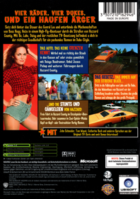 The Dukes of Hazzard: Return of the General Lee - Box - Back (Germany) - 564x800