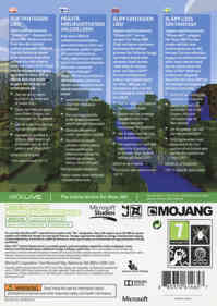 Minecraft: Xbox 360 Edition - Box - Back (Europe) - 6082x8587