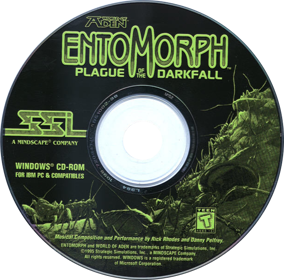 World of Aden: Entomorph: Plague of the Darkfall - Disc (North America) - 614x606