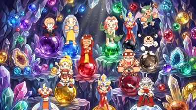 Magical Drop 2 - Fanart - Background (Japan) - 2730x1536