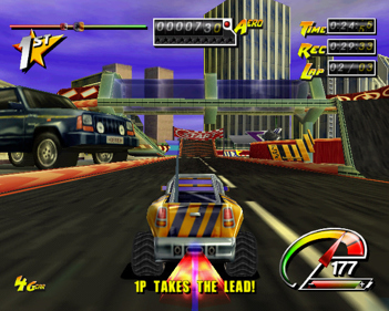 Stunt GP - Screenshot - Gameplay (World) - 640x512