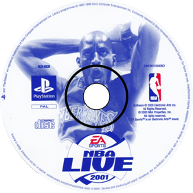 NBA Live 2001 - Disc (Europe) - 1300x1300