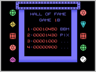 Jewel Panic - Screenshot - High Scores (World) - 256x192