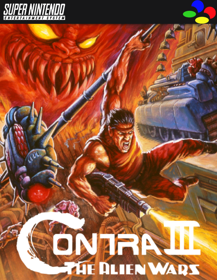 Contra III: The Alien Wars - Fanart - Box - Front (North America) - 500x646
