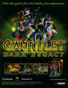 Gauntlet: Dark Legacy - Advertisement Flyer - Front (United Kingdom) - 1701x2200