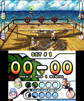 Illustration of Super Strike Beach Volleyball