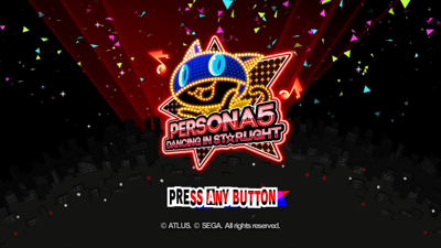 Persona 5: Dancing in Starlight - Screenshot - Game Title (World) - 1920x1080