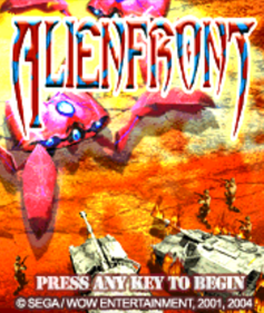 Alien Front - Screenshot - Game Title (United States) - 699x828