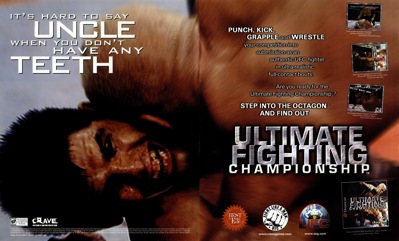 Ultimate Fighting Championship - Advertisement Flyer - Front (North America) - 4305x2600