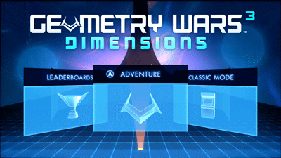Geometry Wars 3: Dimensions - Screenshot - Game Select (World) - 1280x720