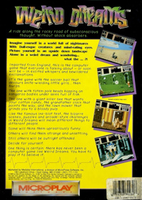Weird Dreams - Box - Back (North America) - 567x800