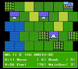 Daisenryaku - Screenshot - Gameplay (World) - 256x224