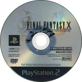 Final Fantasy X - Disc (Japan) - 773x773
